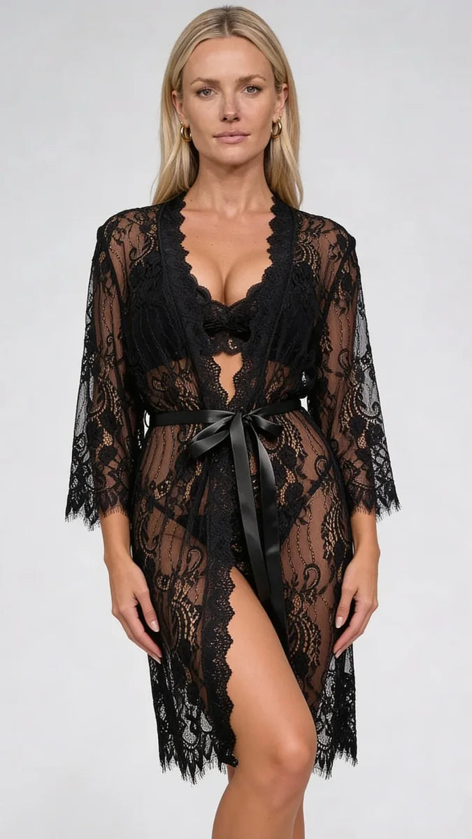 Lace Kimono view 1